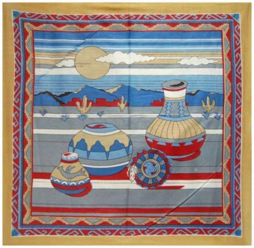 Bandana Head Wrap Scarf Red Western