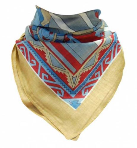 Bandana Head Wrap Scarf Red Western