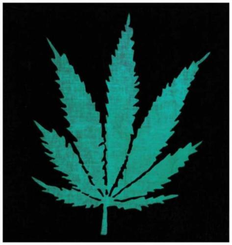 Bandana Head Wrap Scarf Cannabis Leaf