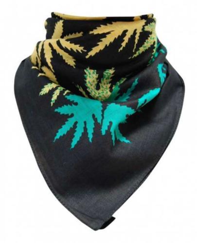 Bandana Head Wrap Scarf Rasta Cannabis Leaf