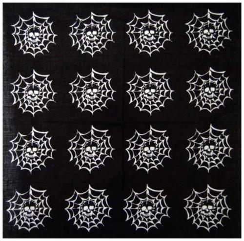 Bandana Kopftuch Spinnennetze