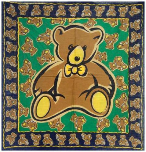 Bandana Scarf Blue Teddy Bear