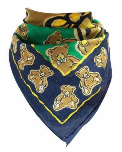 Bandana Scarf Blue Teddy Bear