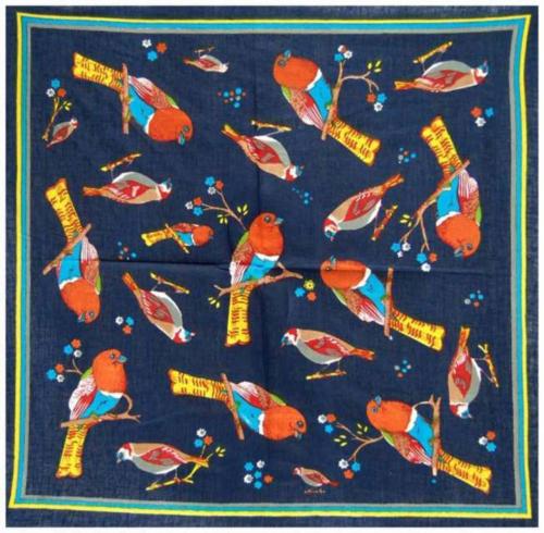 Stylish Bandana Head Wrap Scarf Birds