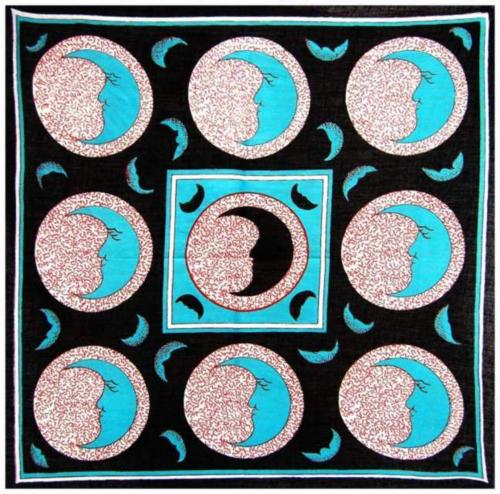 Bandana Head Wrap Scarf Sleepy Moon