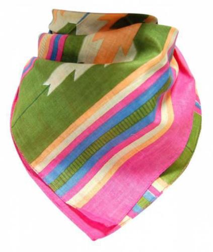 Stylish Bandana Scarf Red Indian Design