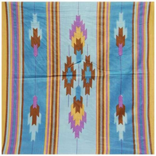 Bandana Scarf Red Indian Pattern Blue