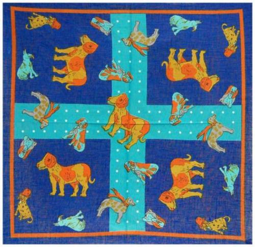 Bandana Head Wrap Scarf Sweet Dogs