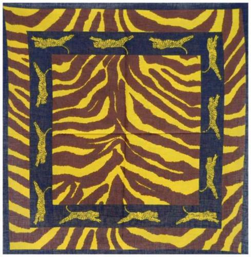 Bandana Head Wrap Scarf Tiger Pattern