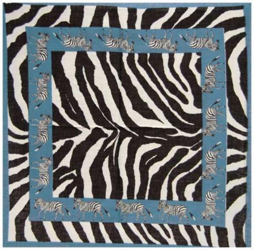 Bandana Head Wrap Scarf Zebra Pattern