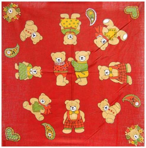 Bandana Scarf Teddy Bear Family
