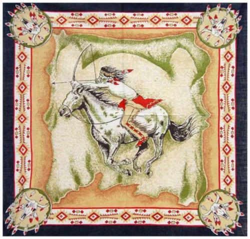 Cooles Bandana Kopftuch Junger Apache