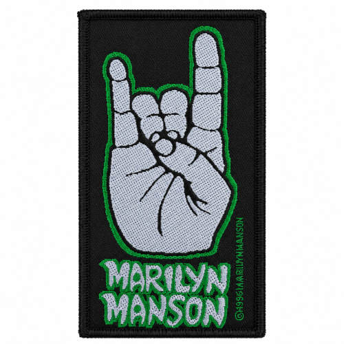 Marilyn Manson Skeleton Hand Patch zum Aufnähen