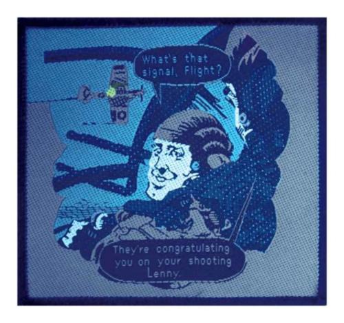 Lenny Fighter Pilot Aufnäher Patch