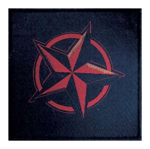 Roter Stern Aufnäher Patch