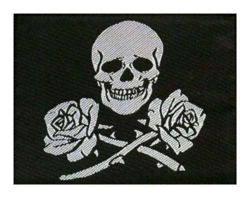 Skull & Roses Aufnäher Patch