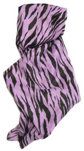 Bedrucktes Tuch Zebra Lila