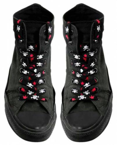 Schnürsenkel Totenköpfe & Symbole