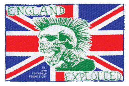 Patch The Exploited England Exploited Aufnäher