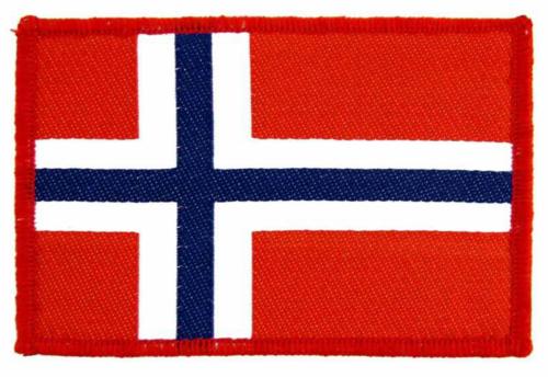 Patch Flag Norway Aufnäher