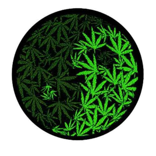 Patch Yin Yang Leaves Aufnäher