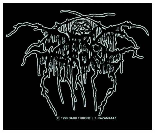 Patch Darkthrone Lurex Logo Aufnäher