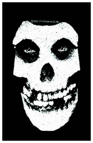 Patch Misfits White Skull Aufnäher