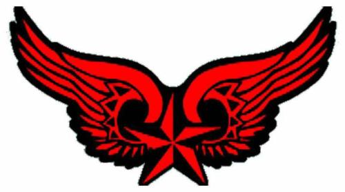 Aufnäher Winged Nautical Star Patch