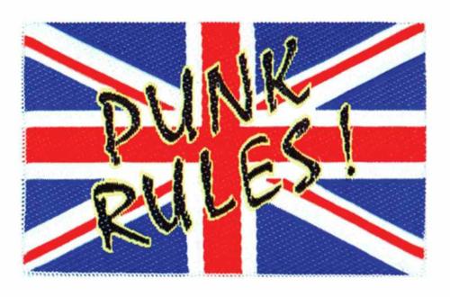 Aufnäher Union Jack Punk Rules Patch