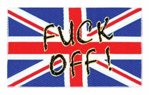Aufnäher Union Jack Fuck Off Patch