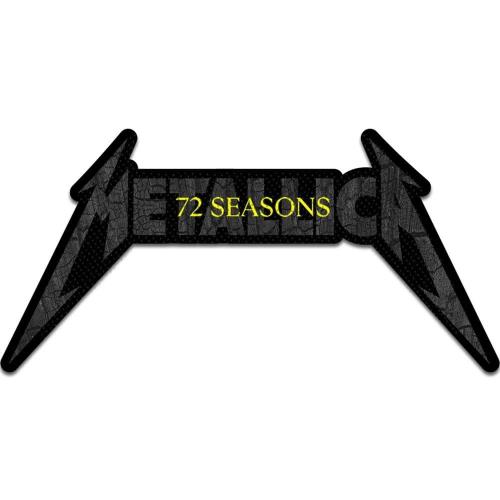 Aufnäher Metallica 72 Seasons Charrred Logo Cut Out Patch