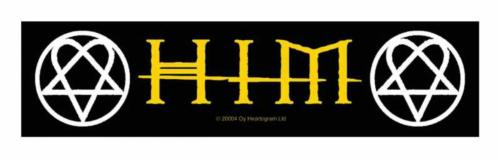 Him Logo Heartagram Super Strip Patch Aufnäher