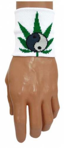 Sweatband Cannabis Yin Yang