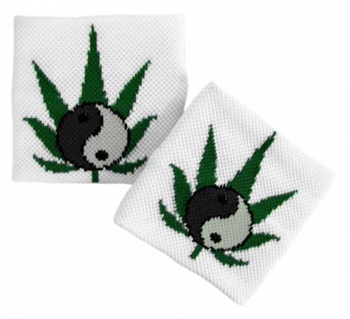 Sweatband Cannabis Yin Yang
