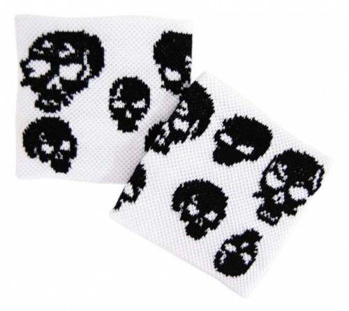 Weißes Schweißband Mit Totenkopf