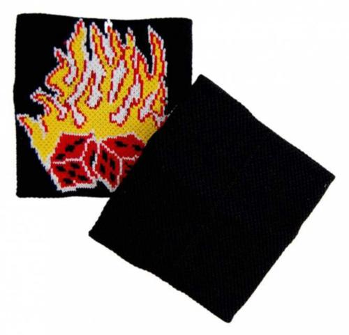 Schweißband Schwarz Würfel