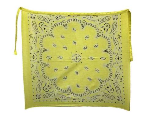 Bandana Halstuch Gelb