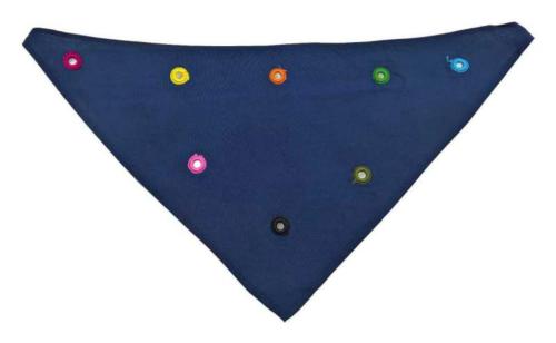 Dreieckstuch Bandana Blau