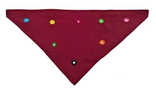 Hippie Bandana Weinrot