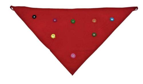 Dreieckstuch Kopftuch Rot