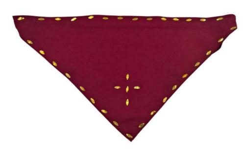 Boho Kopftuch Weinrot