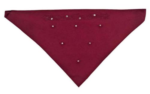 Dreieckstuch Bandana Weinrot