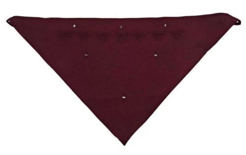 Dreieckstuch Weinrot