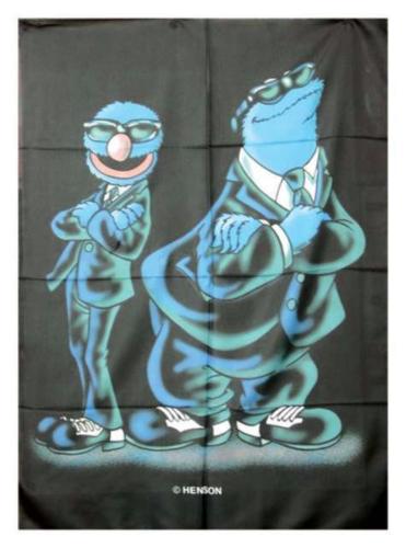 Sesame Street Grover & Cookie Monster Poster Flag