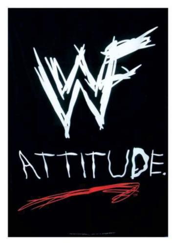 World Wrestling Federation WWF Attitude Posterfahne