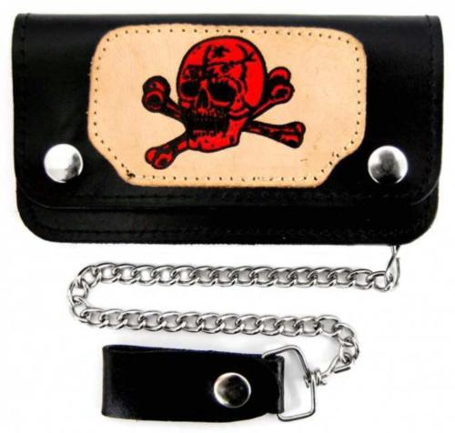Totenkopf Bikerbörse Mit Kette