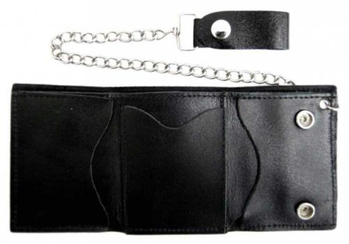 Black Biker Wallet