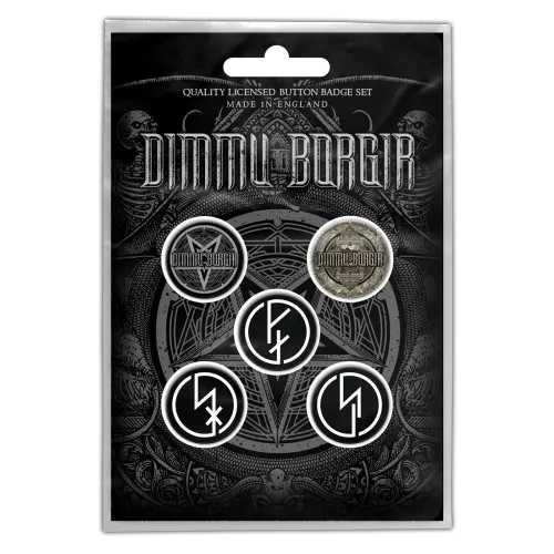 Dimmu Borgir Eonian button badge set with five badges