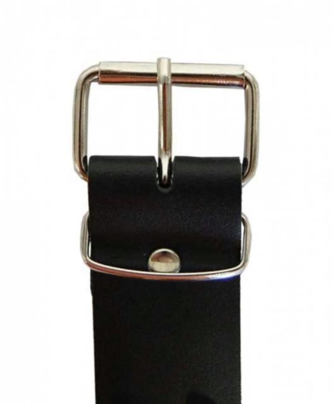 Gothic Lederhalsband Killernieten 2-Reihig