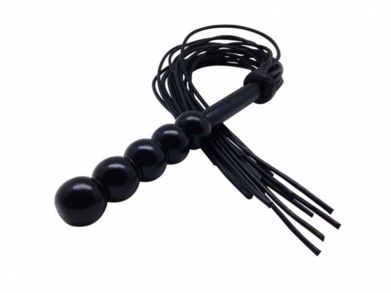 Peitsche Leder 18 Striemen